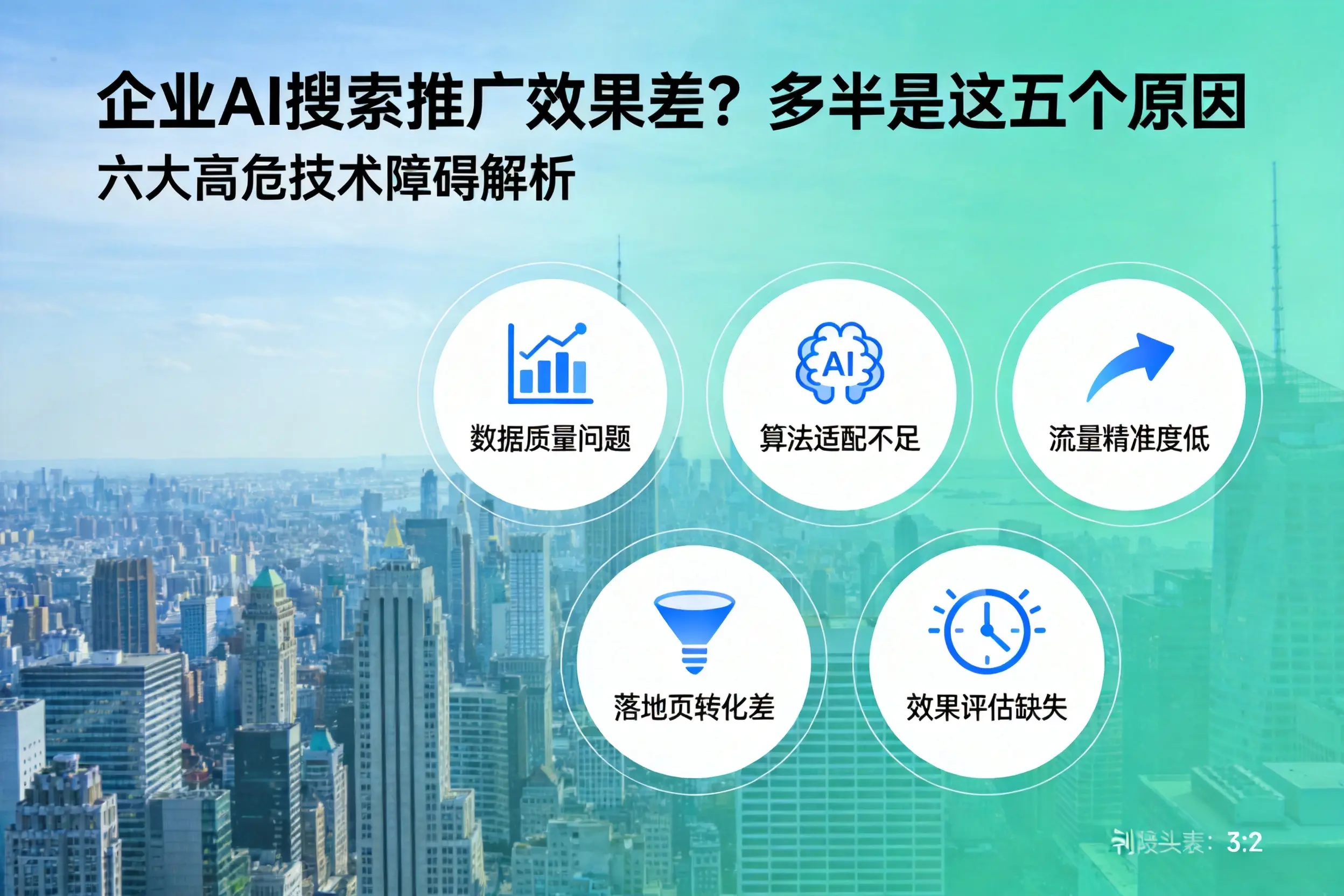 城厢企业AI搜索推广效果差?多半是这五个原因